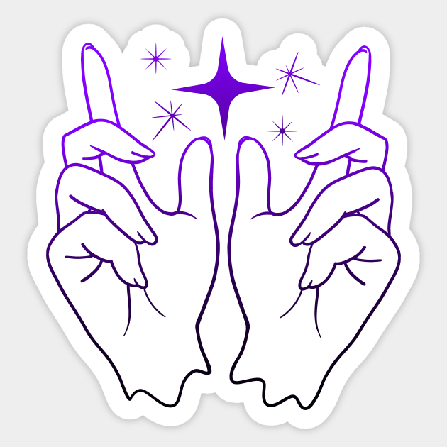 Magic Hands Sticker by Starline Hodge